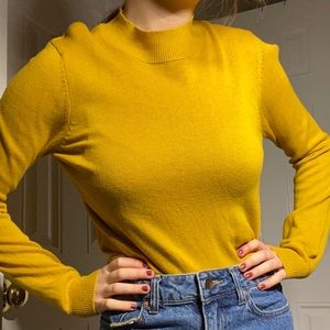 yellow turtleneck